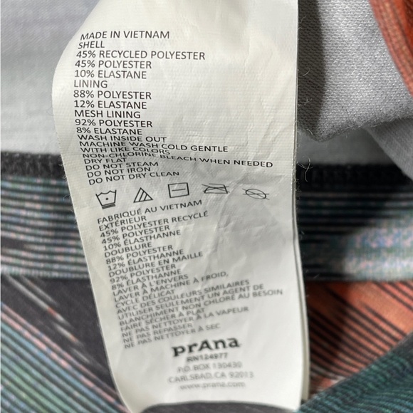 PrAna Cantine Athletic Dress Granite Bonita Size Medium Built in Bra - Picture 5 of 7